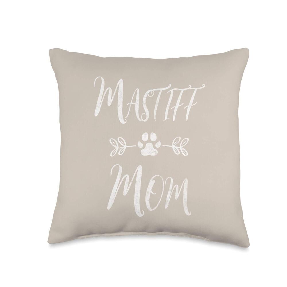 7071 English Mastiff Mom Shirt English Mastiff Mom Funny Dog Mom Throw